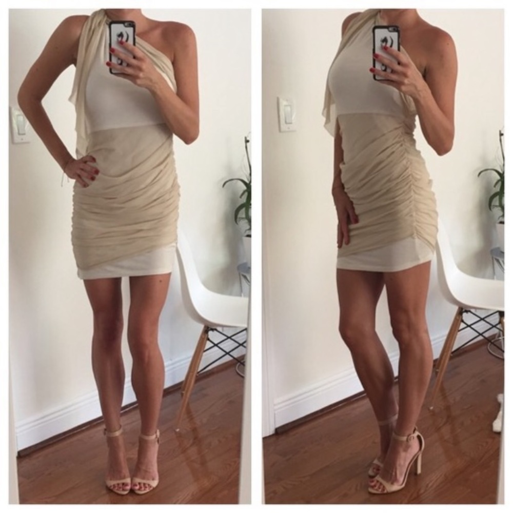 Alice and Olivia one shoulder dress
